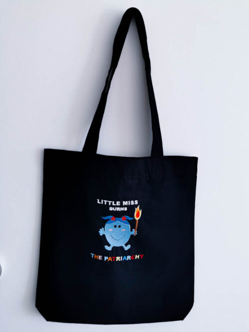 Little Miss burns the Patriarchy - Tote bag
